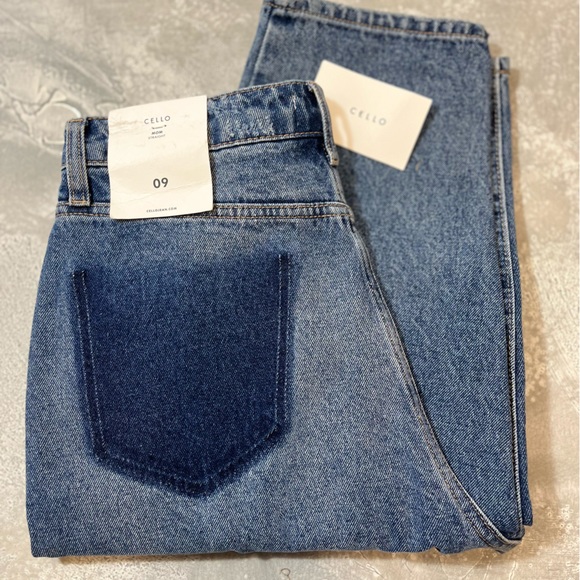 Cello Straight Mom Jeans Size 9 - Picture 6 of 8